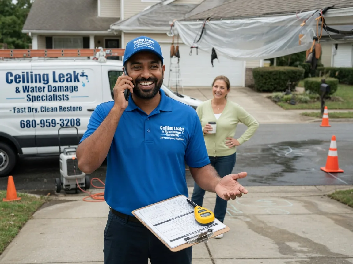 Ceiling Leak Cleanup Derby, IA FAQs